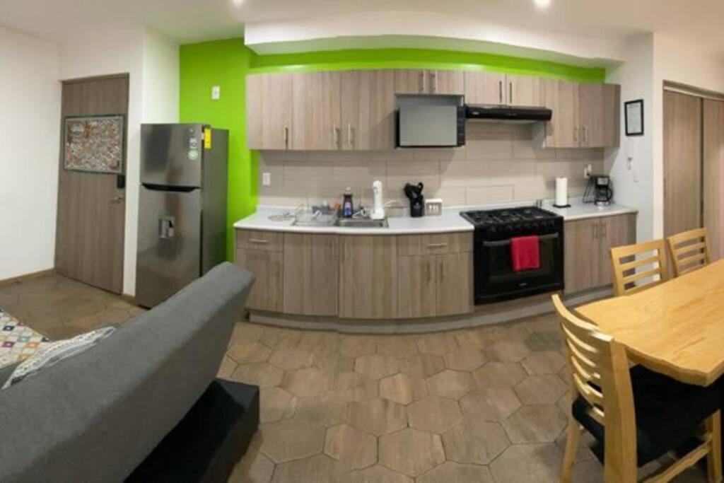 Apartment With Terrace Down Town เม็กซิโกซิตี้ ภายนอก รูปภาพ