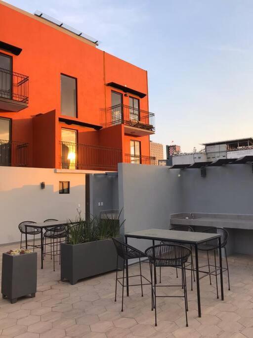 Apartment With Terrace Down Town เม็กซิโกซิตี้ ภายนอก รูปภาพ